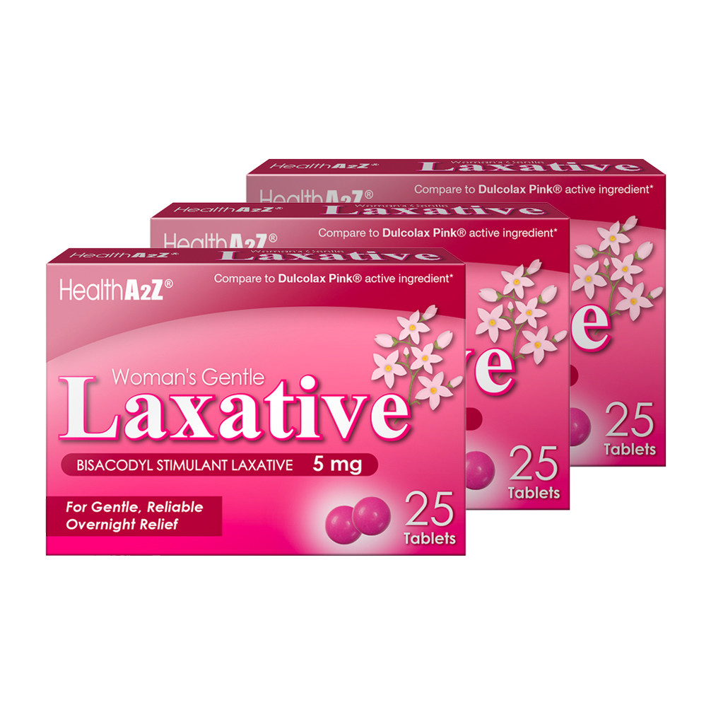 HealthA2Z Woman's Gentle Laxative, Bisacodyl Stimulant Laxative