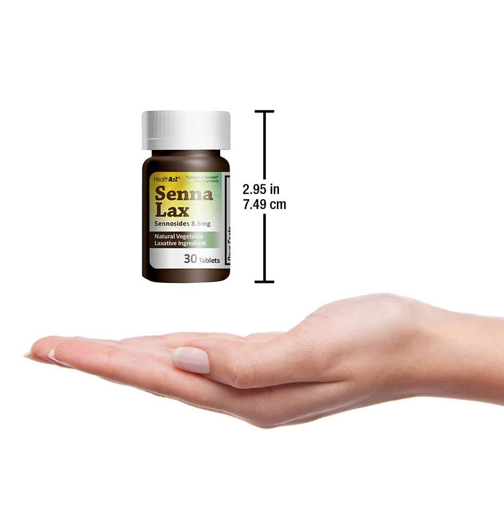 HealthA2Z Senna Laxative, Sennoside 8.6mg, Compare to Senokot