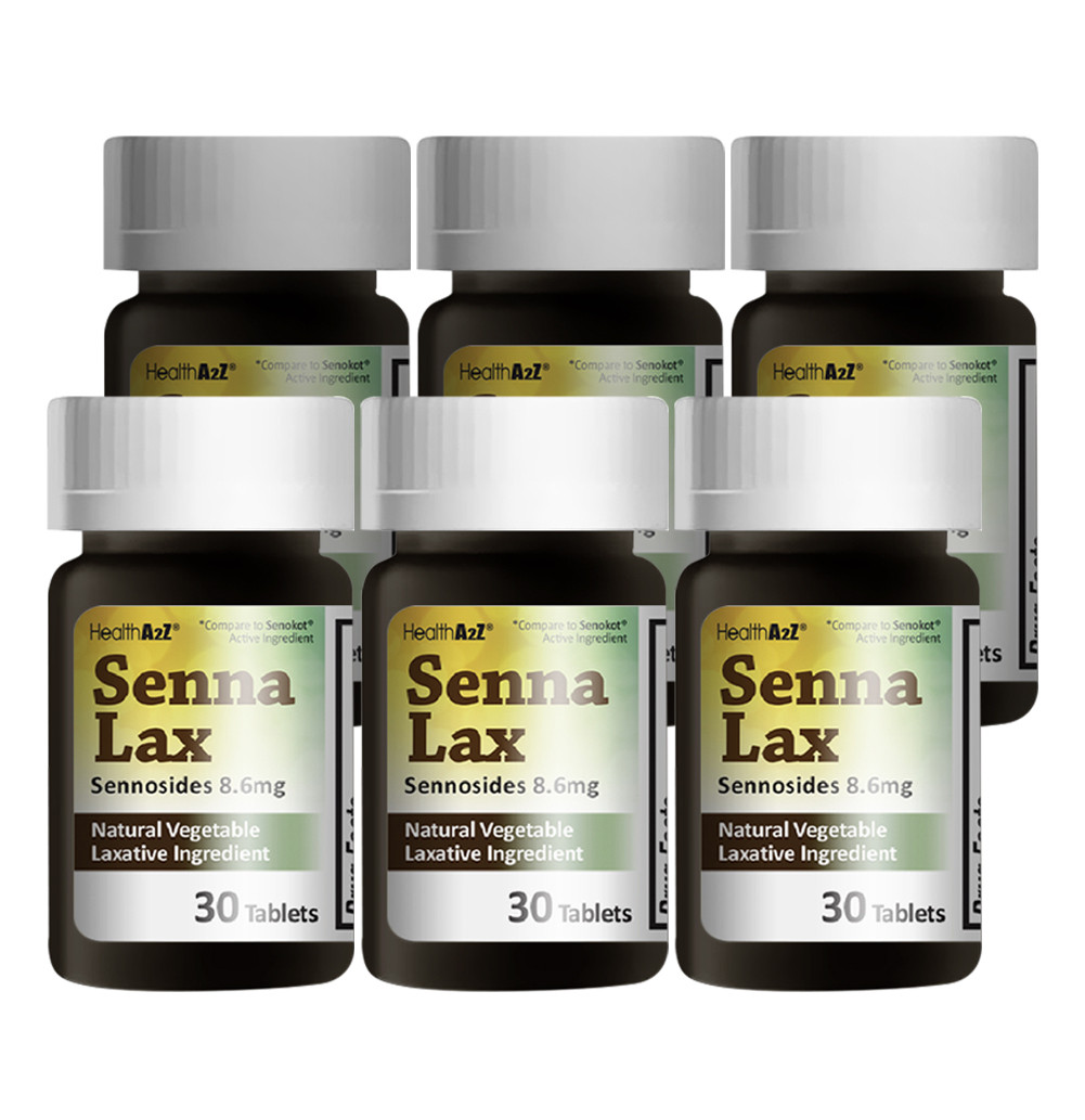 HealthA2Z Senna Laxative, Sennoside 8.6mg, Compare to Senokot