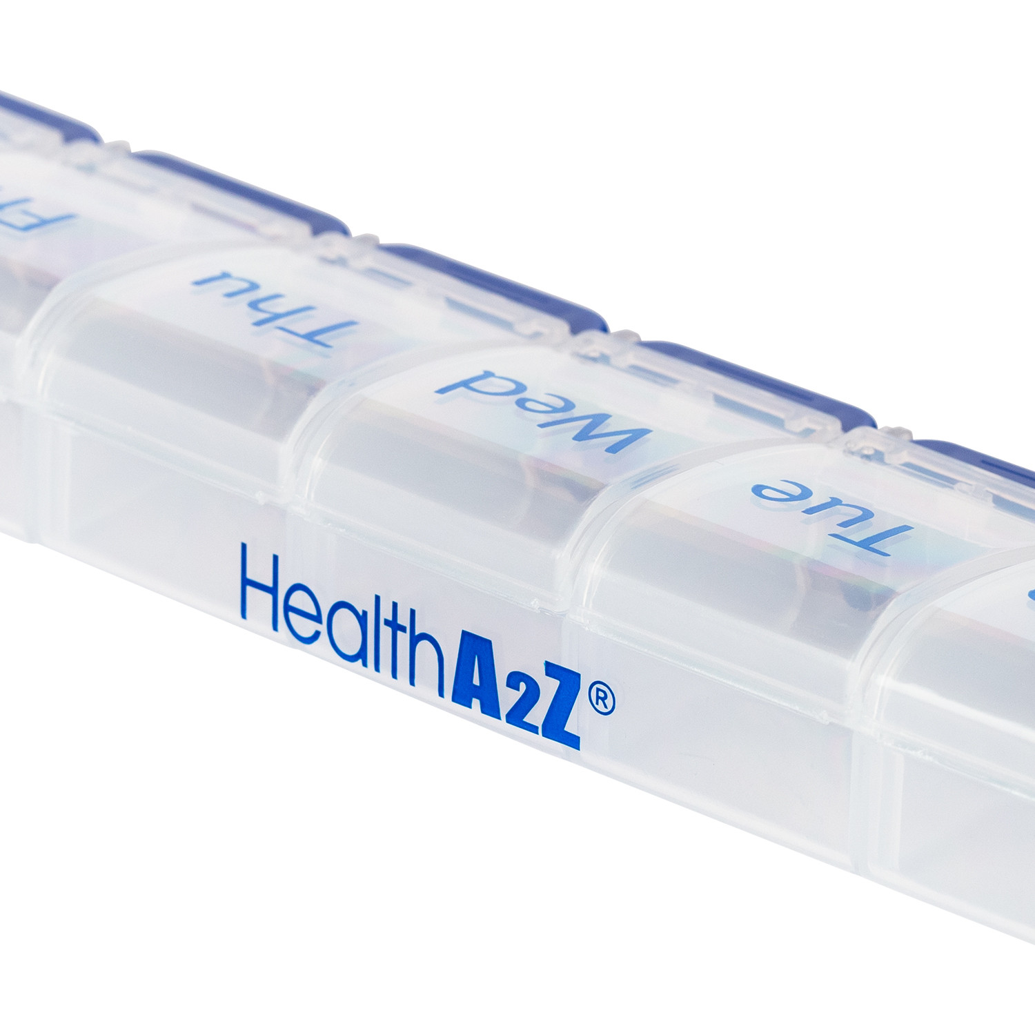 HealthA2Z Pill Box, Easy to Open Pill Case 7 Day Medicine