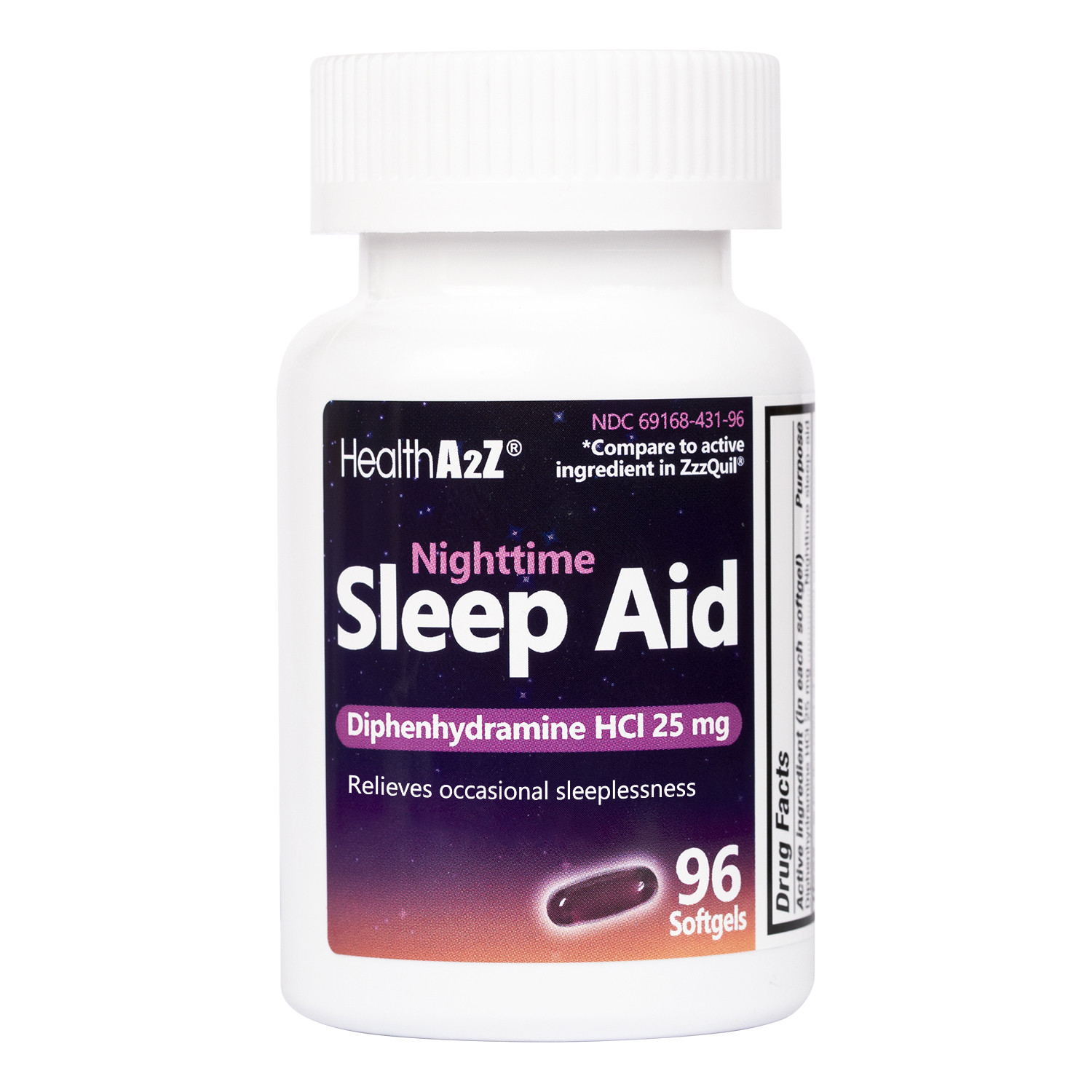 HealthA2Z Nighttime Sleep Aid 96 Softgels