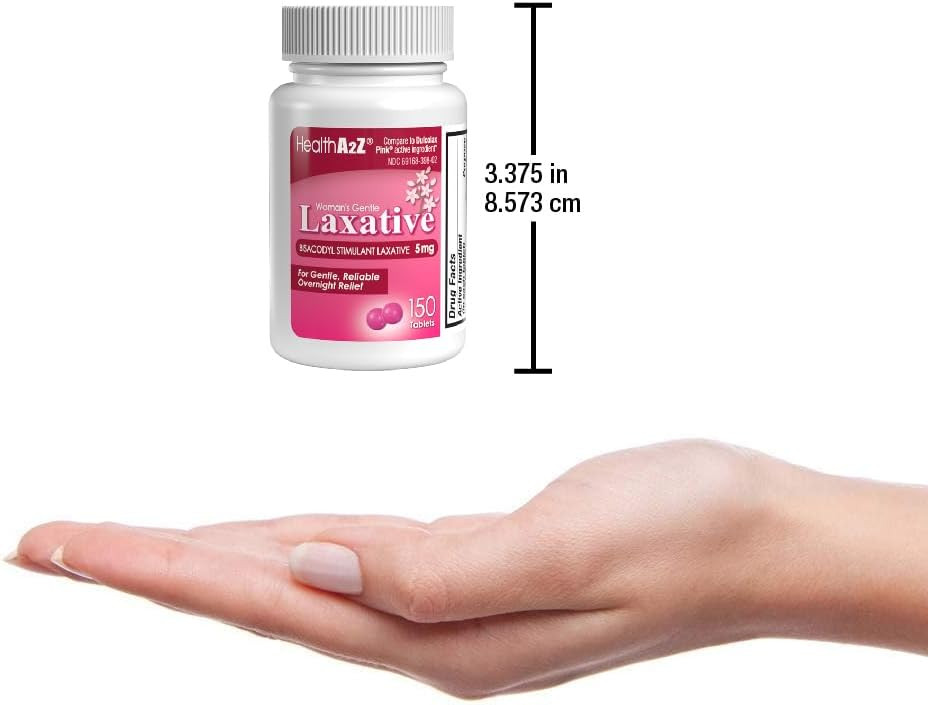 HealthA2Z® Woman's Gentle Laxative | Bisacodyl Stimulant Laxative