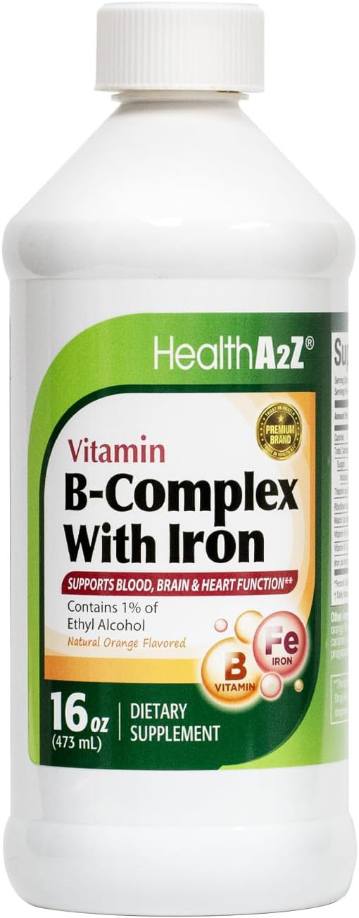 HealthA2Z® Liquid Vitamin B-Complex Supports Healthy Energy Levels