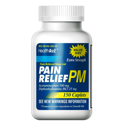 HealthA2Z Extra Strength Pain Relief PM, 150 Caplets