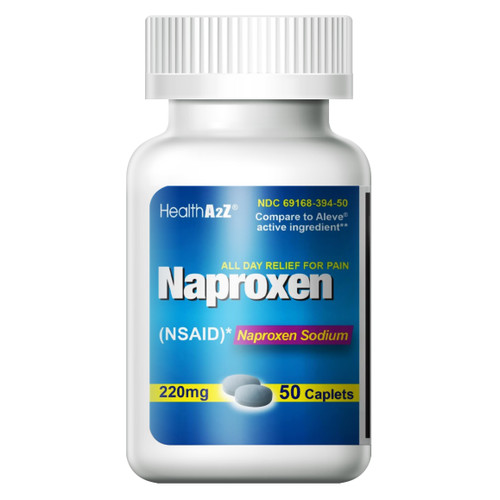 HealthA2Z® Naproxen Sodium | 220mg | 50 Counts | NSAID |