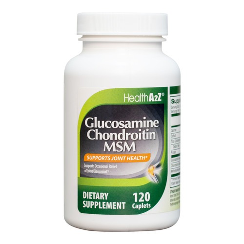 HealthA2Z® Glucosamine Chondroitin MSM | 120 Caplets