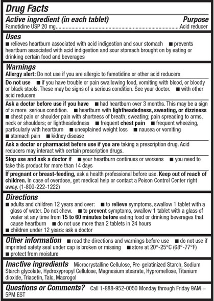 HealthA2Z® Acid Reducer | 100 Tablets | Famotidine 20mg | Maximum Strength | Relief from Heart Burn Due to Acid Indigestion HealthA2Z® Acid Reducer | 100 Tablets | Famotidine 20mg | Maximum Strength | Relief from Heart Burn Due to Acid Indigestion