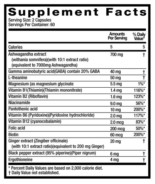 HealthA2Z Ashwagandha - 120 Capsules - 7,000mg Ashwagandha Root Powder per serving with Magnesium Glycinate and Ergothioneine HealthA2Z Ashwagandha - 120 Capsules - 7,000mg Ashwagandha Root Powder per serving with Magnesium Glycinate and Ergothioneine