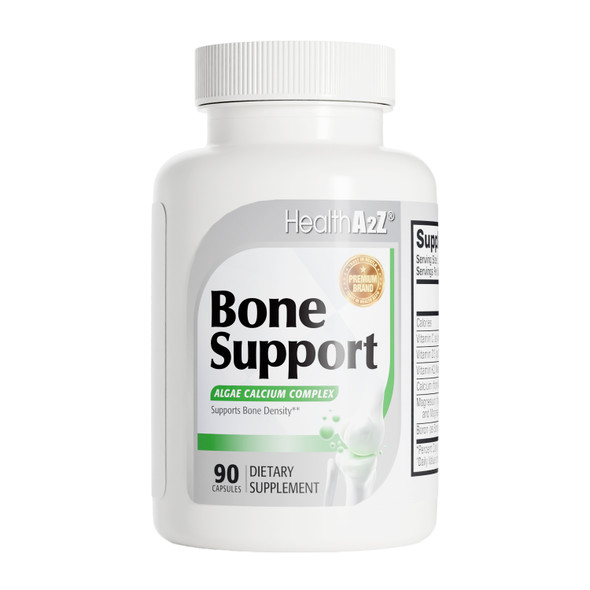 HealthA2Z  Bone Support | Algae Calcium Complex | 90 Capsules