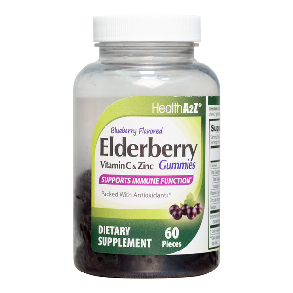 HealthA2Z®  Elderberry Gummy, 60 ct