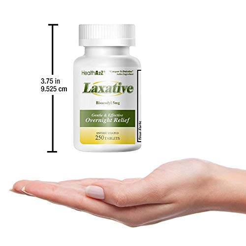 HealthA2Z Laxative (BISACODYL 5MG) 250 Count