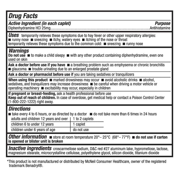 HealthA2Z Allergy Relief, 600 caplets