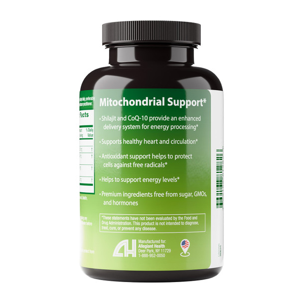 HealthA2Z CoQ10 200mg Heart Power - 90 Softgels - with Shilajit & Black Pepper Extract