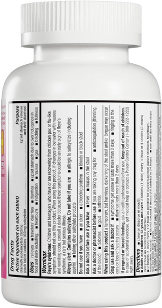 HealthA2Z® Bismuth | Bismuth Subsalicylate 262mg | Multi-Symptom Relief | (200 Count)