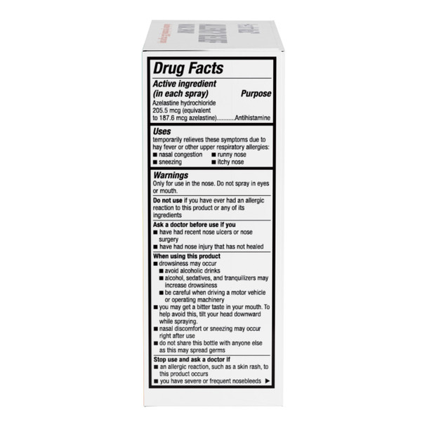 HealthA2Z® Azelastine HCl Nasal Spray, 24-Hr Allergy, 120 Sprays (3 pack)