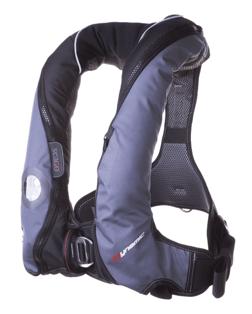 Seago 3Dynamic 190N Pro-Sensor Lifejacket Automatic Carbon and Black BS EN ISO 12402-3
