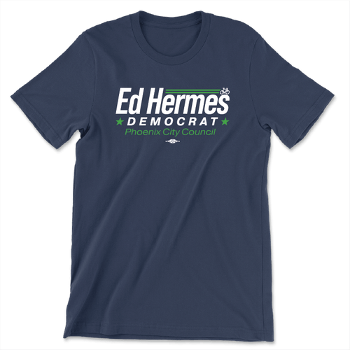 Ed Hermes (Relaxed & Fitted Navy Tee)