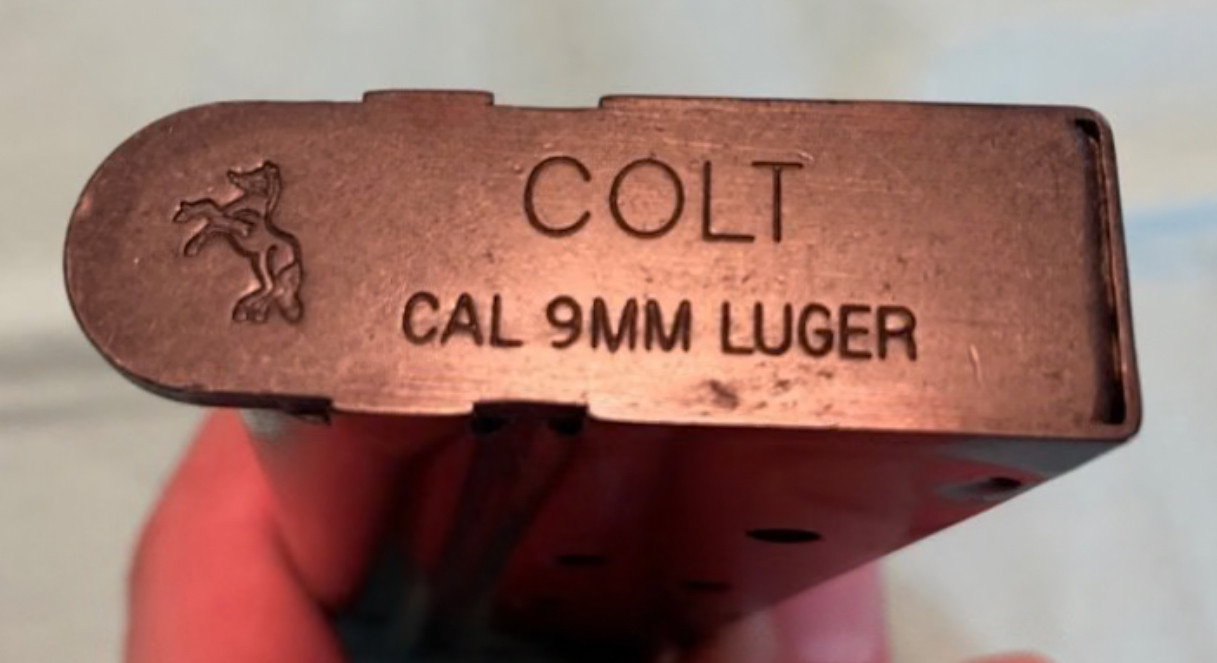 OEM FACTORY COLT 1911 9MM LUGER 9X19 8 Shot SINGLE STACK MAGAZINE Officers