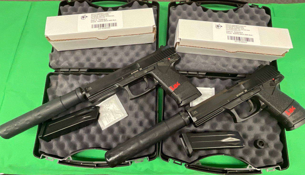 New HK MARK MK 23 45 ACP MATCHING KNIGHTS ARMAMENT KAC OHG