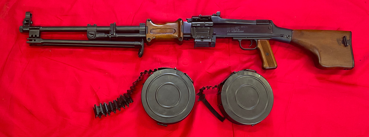 Semi Rpd Wise Lite Arms RPD Semi Auto Rifle 7.62x39 Belt Fed VLTOR 2 Drums & Cases