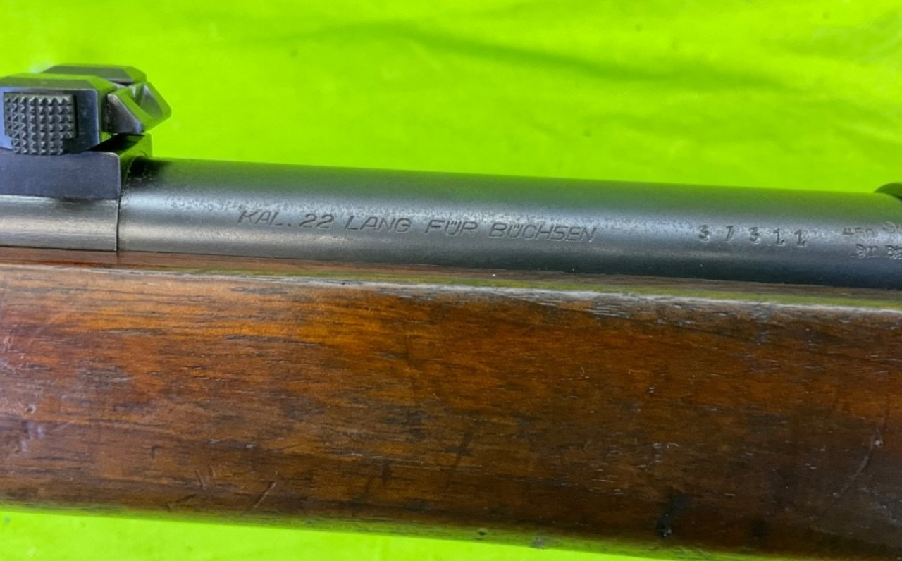 German Mauser DSM 34 Training Rifle 22 LR Bolt Action Rifle Rimfire Army