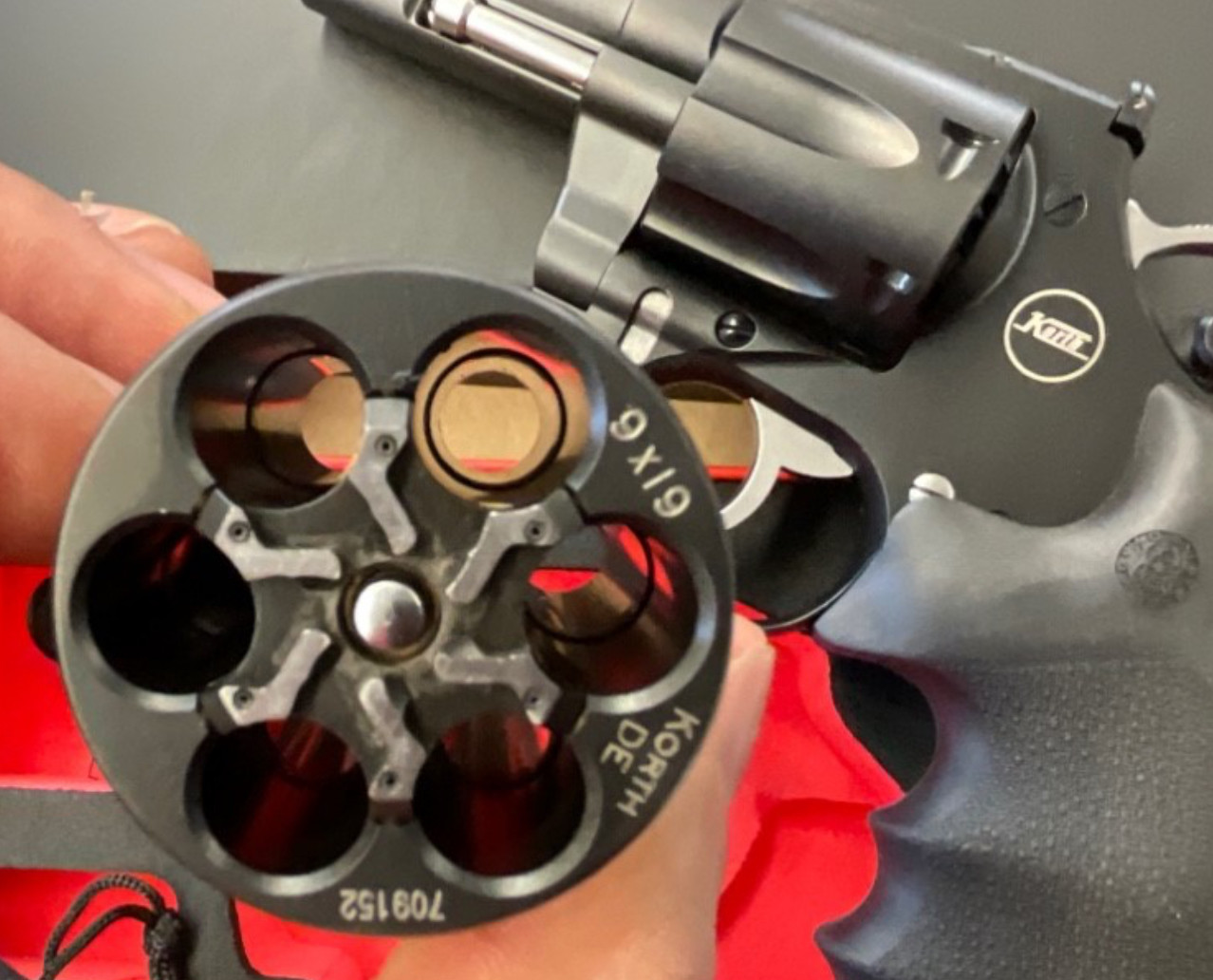 GERMAN KORTH MONGOOSE 357 Mag 9MM Convertible 3 In CARRY NIGHTHAWK CUSTOM