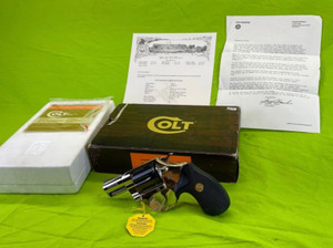 Ultra RARE Colt Cobra Factory Two Tone Bright Polished Pinto 38 Special 2 Inch Factory Letter Ultra RARE Colt Cobra Factory Two Tone Bright Polished Pinto 38 Special 2 Inch Factory Letter