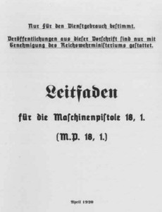 German MP 18.1 Operators Manual - Post WWI (1920) Military Issue - English Translation German MP 18.1 Operators Manual - Post WWI (1920) Military Issue - English Translation
