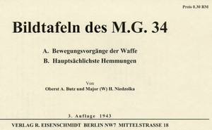 German MG-34 Picture Book Bildtafeln MG34 - English Translation German MG-34 Picture Book Bildtafeln MG34 - English Translation