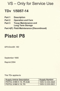 Pistol P8 - Current German Army Issued Military Version Of H & K USP Pistol Pistol P8 - Current German Army Issued Military Version Of H & K USP Pistol