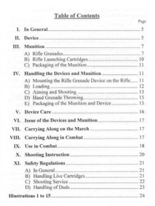 German WWII Rifle Grenade User Manual - English Translation German WWII Rifle Grenade User Manual - English Translation