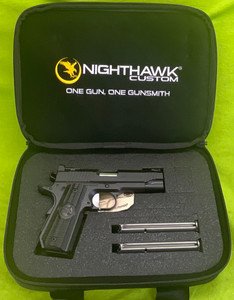 NEW Nighthawk Custom 1911 Warhawk 9MM Carry Pistol NHC Black Factory Ported Two Barrel Set 432