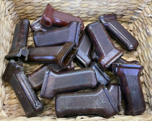 USED Original OEM Surplus Bakelite AK AKM AKS 63 Russian German Polish Pistol Grip Country Unknown 7.62x39 5.45x39 USED Original OEM Surplus Bakelite AK AKM AKS 63 Russian German Polish Pistol Grip Country Unknown 7.62x39 5.45x39