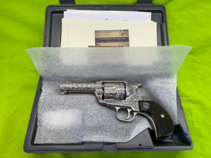 Ruger Vaquero 3 3/4 Sheriffs SAA Barnett Master Engraved Cowboy 10596 TALO 44 Magnum Ruger Vaquero 3 3/4 Sheriffs SAA Barnett Master Engraved Cowboy 10596 TALO 44 Magnum