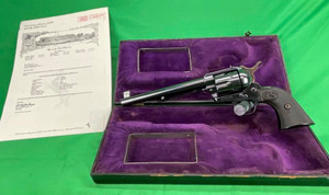 RARE Colt SAA Single Action Army FLAT TOP Target 7 1/2” 38 S&W Historical Factory Letter