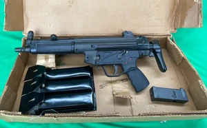 Unfired German H&K HK MP5 A3 9MM Pre May Dealer Sample SACO Box SMG Machine Gun 1973