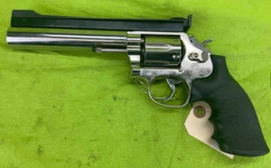 Custom Smith And Wesson Model 10 38 Special PPC Pin Gun 6” Heavy Mascot Rib
