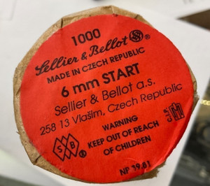 SELLIER & BELLOT 22 CAL STARTER 6MM BLANK CAP TRAINING PISTOL 1000 ROUNDS SELLIER & BELLOT 22 CAL STARTER 6MM BLANK CAP TRAINING PISTOL 1000 ROUNDS