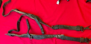 Original WWII German MG 34 MG 42 Lafette Tripod Sling Set Pair Belt Fed War MG42 MG34 Original WWII German MG 34 MG 42 Lafette Tripod Sling Set Pair Belt Fed War MG42 MG34