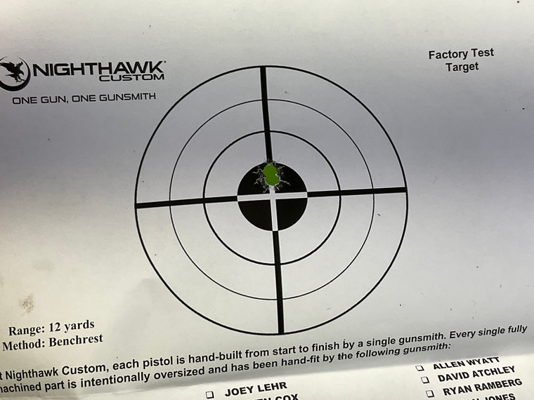 NIGHTHAWK CUSTOM Delegate 1911 COMMANDER 9MM 9x19 Luger 2011 Double Stack FDE Tan