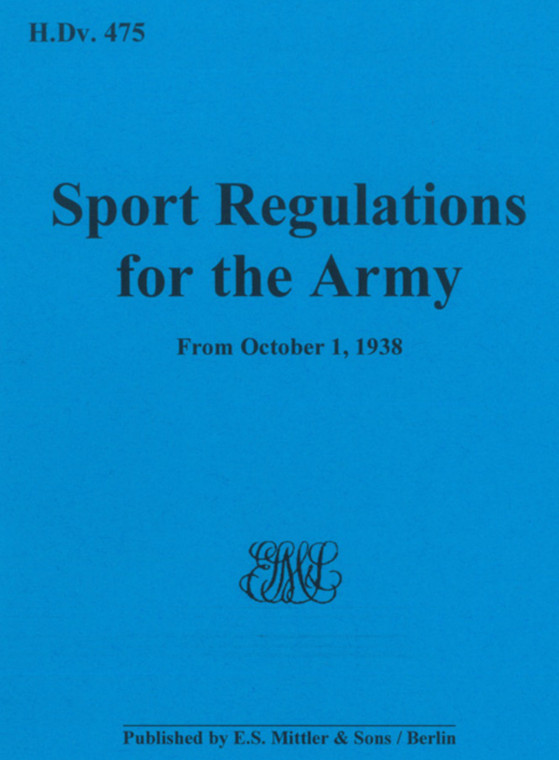 German WWII Sport Regulations Fitness Manual