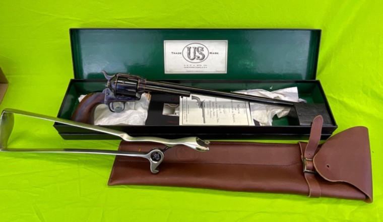 RARE USFA Revolving Carbine Colt SAA Single Action Carbine 16 Inch 45 Colt Stock & Scabbard 1873