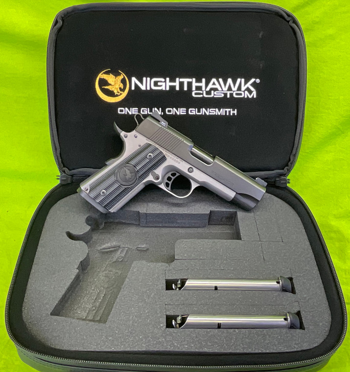 New NIGHTHAWK CUSTOM PREDATOR III 45 ACP OFFICER COMPACT CARRY CALIFORNIA