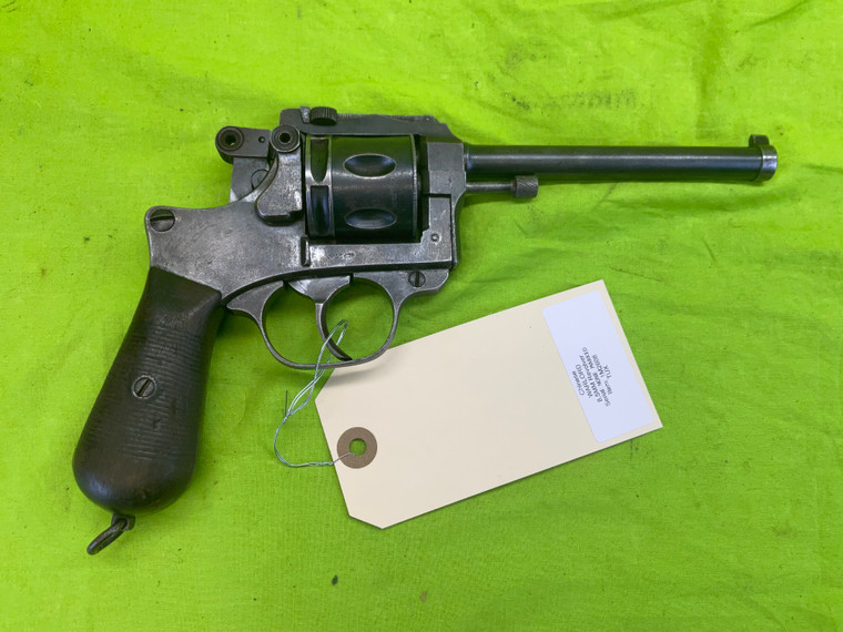 Chinese Warlord Revolver C96 Bolo Nagant 1892 French Wauser Cal Unknown