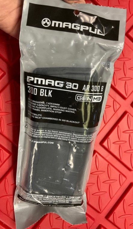 MAGPUL PMAG30 PMAG MAG800 300 AAC BLACKOUT 30 Round GEN M3 300BLK AR15 MCX
