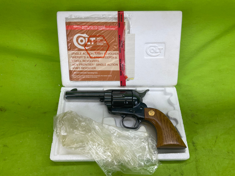 COLT Single Action SAA Sheriffs Edition Custom Shop 4” 1987 3rd Royal Blue