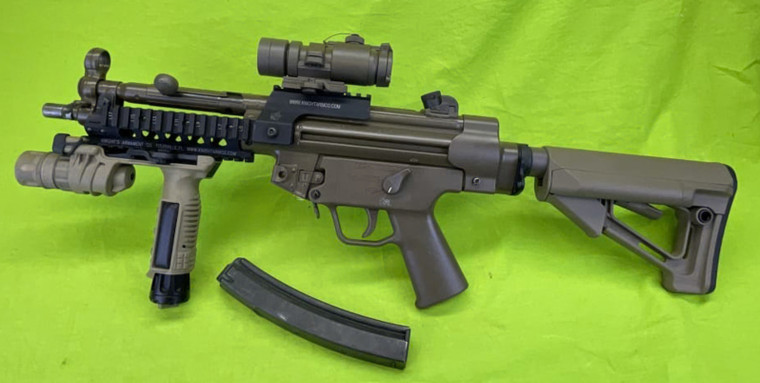 Factory HECKLER & KOCH German T&E HK MP5 A3 9MM FDE SUREFIRE Full Auto Transferable