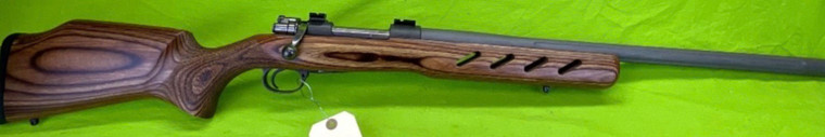 Custom 1908 Brazilian Mauser Action 24 In SS Heavy Barrel Target Rifle 308