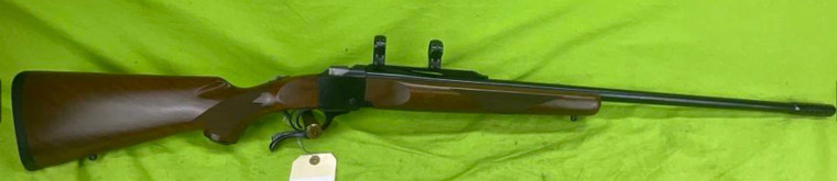 Ruger No 1B #1 300 Weatherby Mag Blued Walnut 26” Single Shot Muzzle Brake