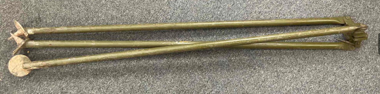 Vintage Unbranded Unknown AA Anti Aircraft Stand Up Tripod MG Belt Fed WWII